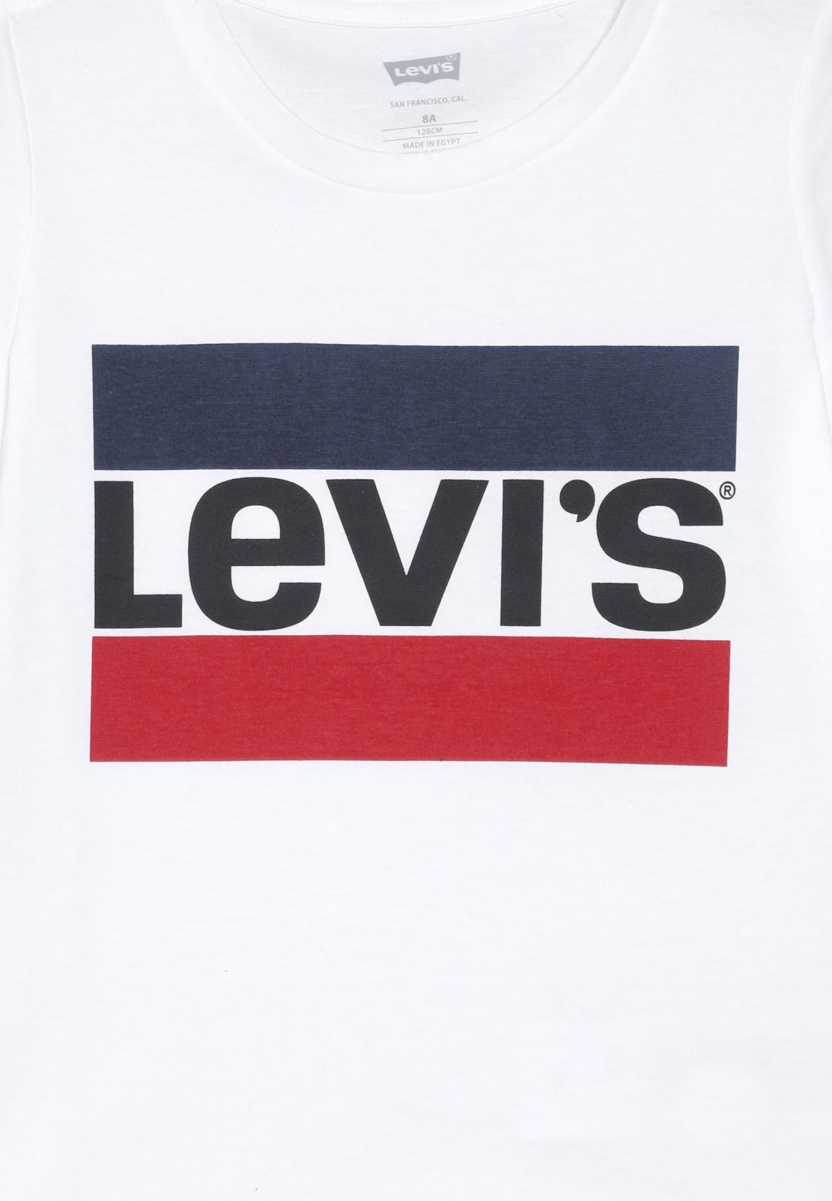 T SHIRT Ragazza LEVIS 4E4900 SPORTSWEAR TEE WHITE inDigo Shop