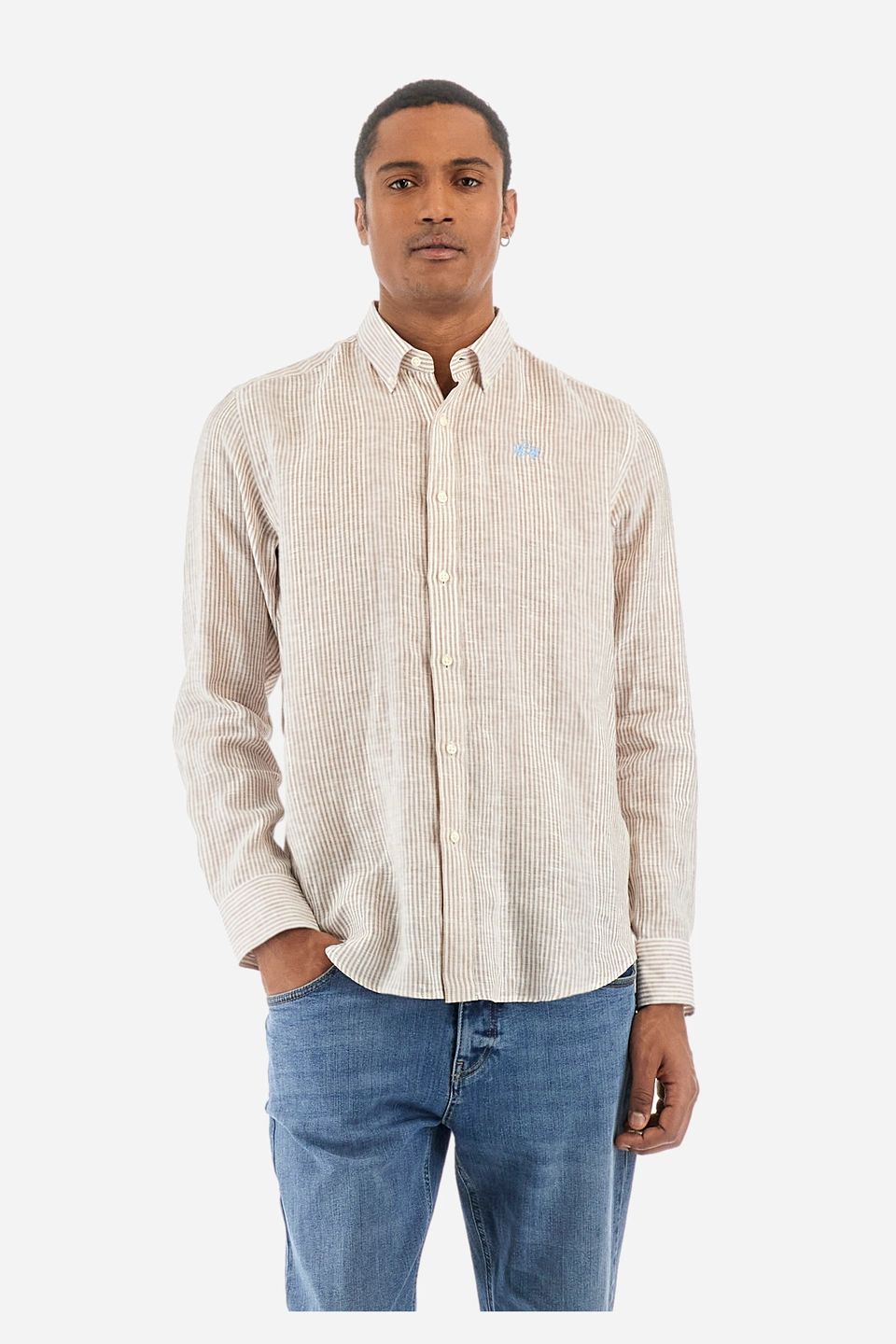 Camicia jeans la martina clearance