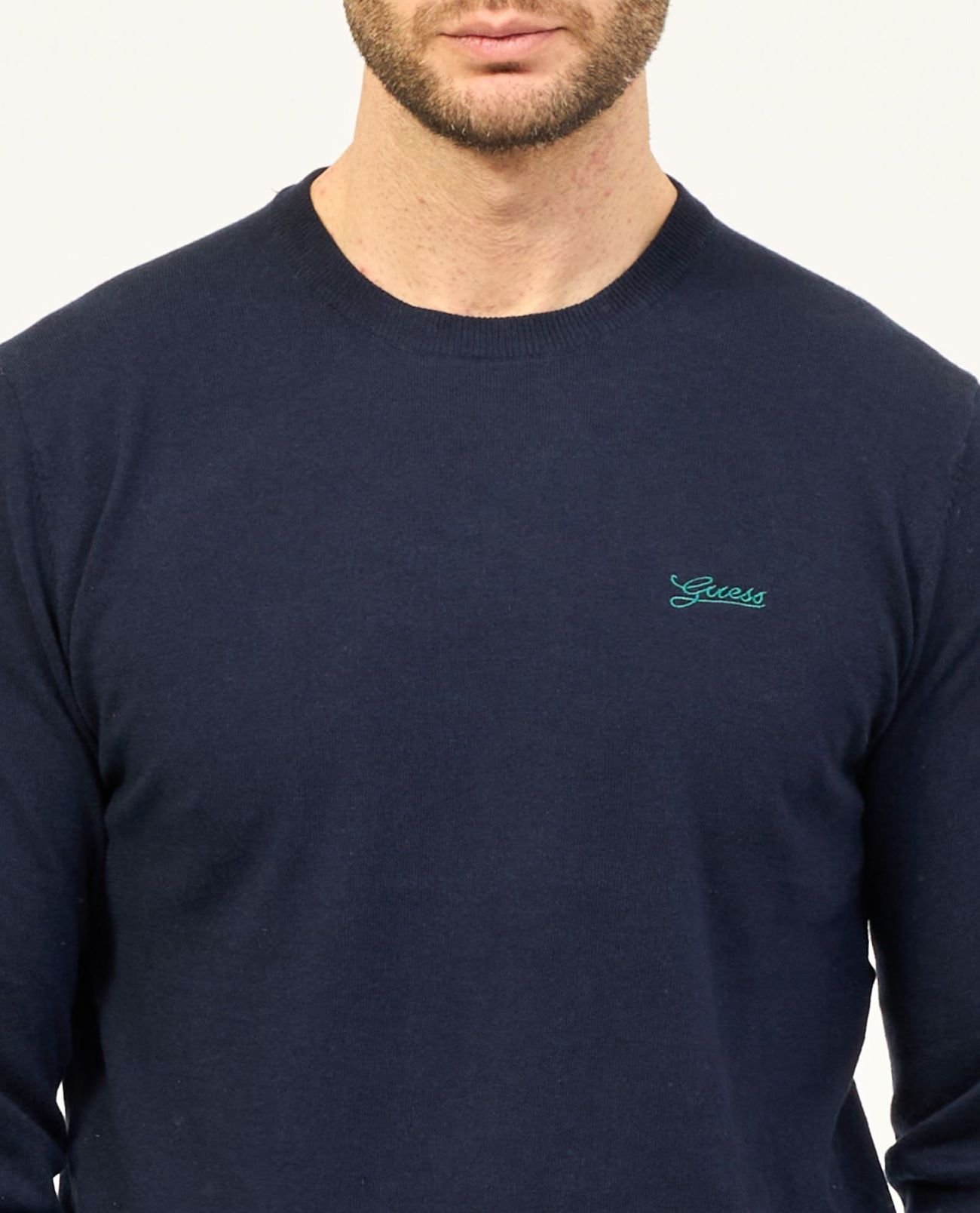 MAGLIE Uomo GUESS M4RR05 Z33R1 BENJAMIN G7V2 SMART BLUE InDigo Shop