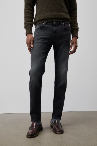 Roy Rogers Shorts di jeans - wash stone bleach/blu denim