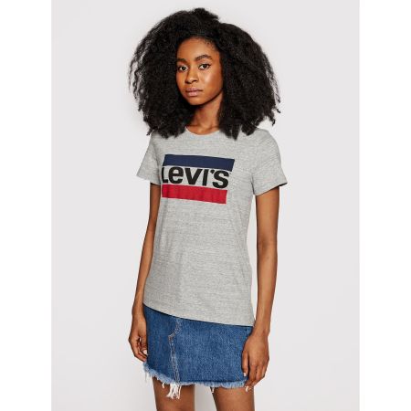 T shirt sales levis femme gris