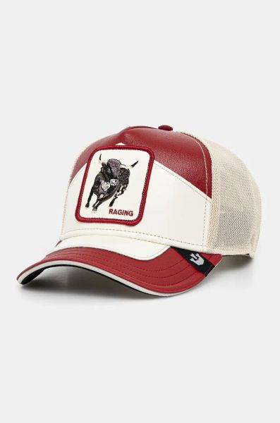 Cappello Goorin Bros V2 Butterfly - Unisex, Misto Poliestere/Cotone, Bianco/Rosso